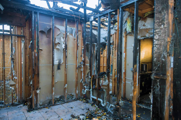 Professional Fire Damage Removal technician working in Blairsville, PA